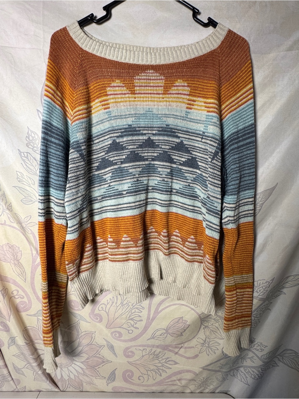 Pendleton Raglan Cotton Pullover - Size Large